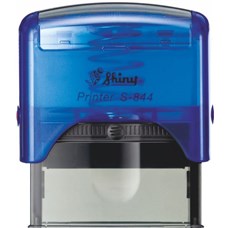 Razítko S-844 New Printer line modrá transparentní, rozměr 58x22mm