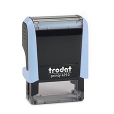 Razítko TRODAT Printy 4910, modrá pastelová, otisk max 26 × 9 mm