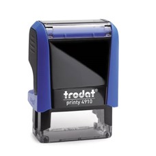 Razítko TRODAT Printy 4910, modrá, otisk max 26 × 9 mm