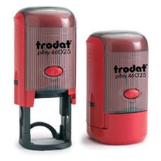Kulaté razítko TRODAT Printy 46025, červená, max. průměr otisku 25 mm