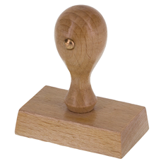Dřevěné razítko DO 6540, rozměr 65 × 40 mm