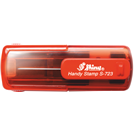 Kapesní razítko S-723, červená transparentní, rozměr otisku 47 x 18 mm - VÝPRODEJ