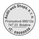 Štoček do razítka, průměr max. 30 mm